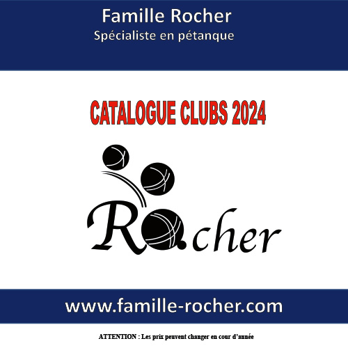 Catalogue club sport boules 2024